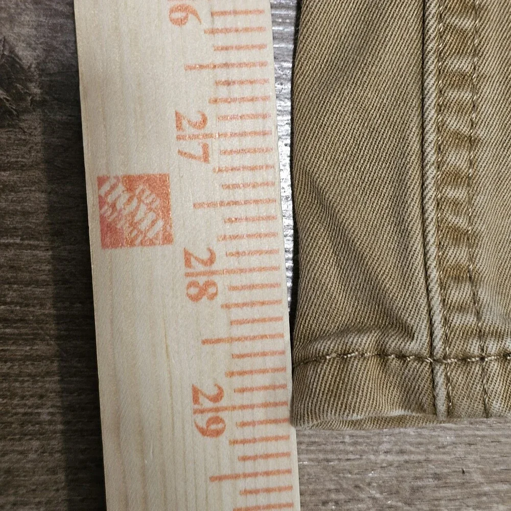 Levi's 541 Athletic Taper Pants Mens 38x32 Tan Khaki Stretch Denim Pants
